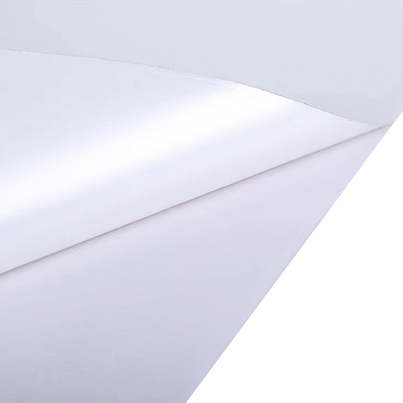 Perekat UV Film PET Putih Cerah 100um Untuk Label Aplikasi Luar Ruangan