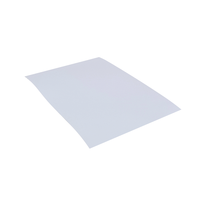 Stiker Kertas Perekat Ban Film PET Aluminized Putih Terang 25um 