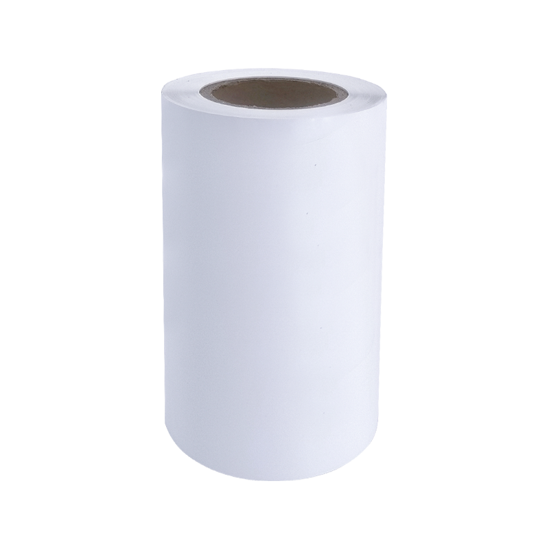 Stiker Kertas Perekat Ban Film PET Aluminized Putih Terang 25um 