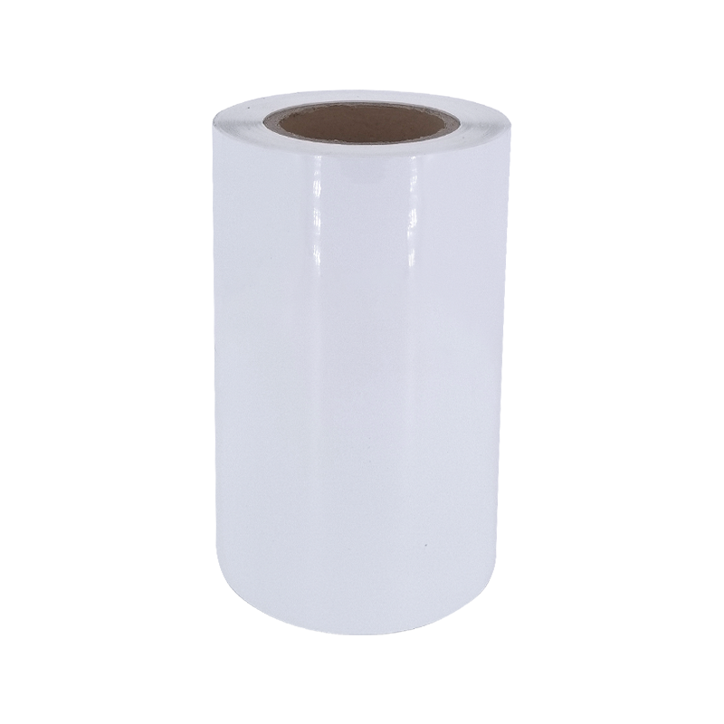 Stiker Kertas Perekat Ban Film PET Aluminized Putih Terang 25um 