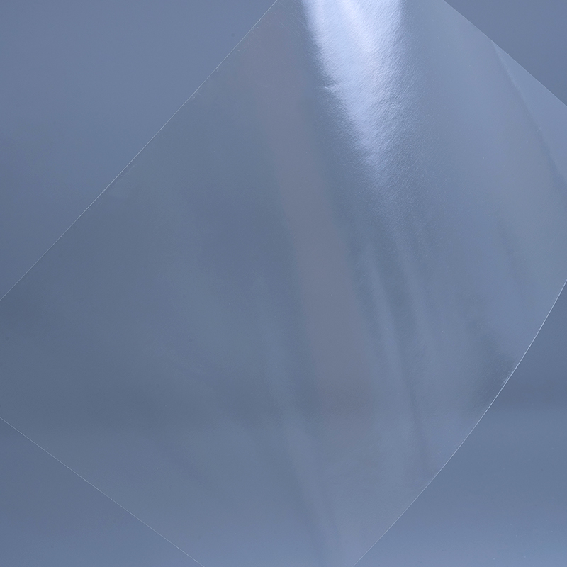 Label Cetak Stiker Vinil Film Poliester Perekat Diri Transparan 50mik Gulungan Jumbo