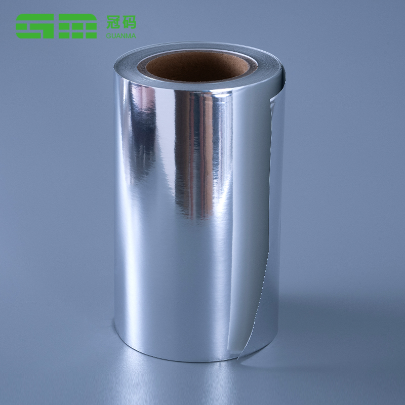 Kertas Perekat Diri PP Perak Glossy 50mic Jumbo Roll dengan Lem Ban