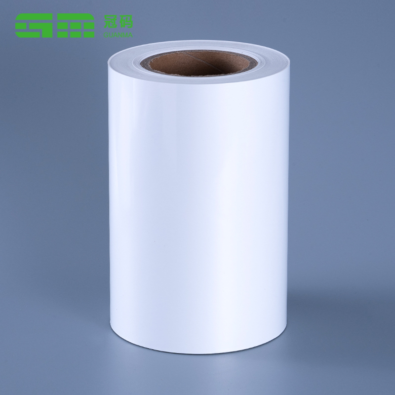 60mic Glossy White PP Self-Adhesive Label Paper Jumbo Roll dengan Perekat Yang Dapat Dilepas
