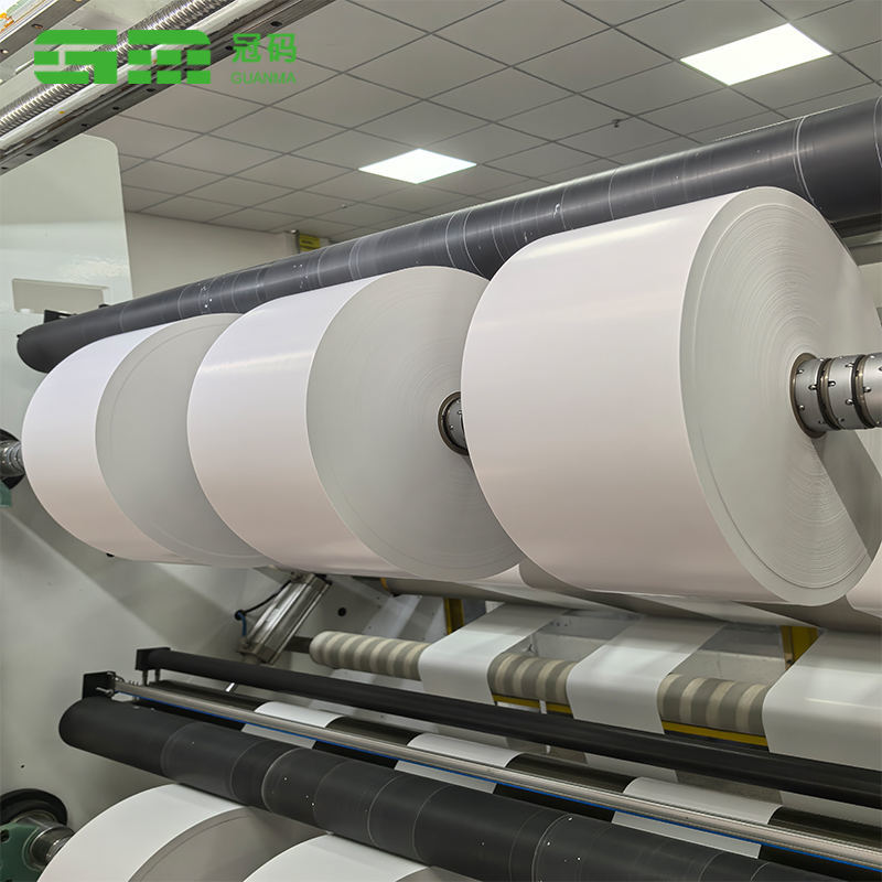 Label Kemasan Makanan Perekat Beku Kertas Pp Sintetis Matt White